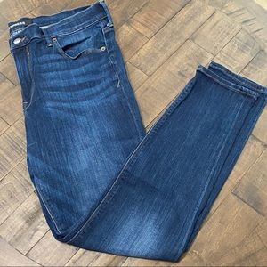 EXPRESS Mid-Rise Jean Legging Dark Wash - 14R